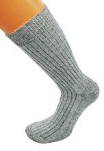 Lade das Bild in den Galerie-Viewer, Norweger Herren Kniestrümpfe grau mit Frotteesohle 72% Wolle 3 oder 6 Paar