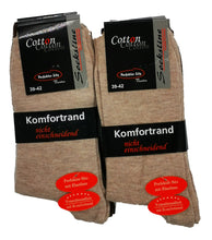 Lade das Bild in den Galerie-Viewer, Socken ohne Gummi und ohne Naht Herren & Damen 95 % Baumwolle 6 Paar