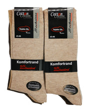 Lade das Bild in den Galerie-Viewer, Socken ohne Gummi und ohne Naht Herren & Damen 95 % Baumwolle 6 Paar
