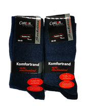 Lade das Bild in den Galerie-Viewer, Socken ohne Gummi und ohne Naht Herren & Damen 95 % Baumwolle 6 Paar