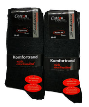 Lade das Bild in den Galerie-Viewer, Socken ohne Gummi und ohne Naht Herren & Damen 95 % Baumwolle 6 Paar