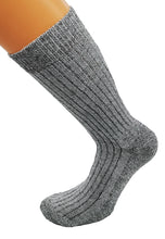 Lade das Bild in den Galerie-Viewer, Norweger Socken mit Frotteesohle Herren 72% Wolle wärmend