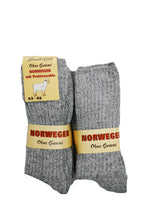 Lade das Bild in den Galerie-Viewer, Herren Norweger Socken ohne Gummi 72% Wolle mit Frotteesohle 3 oder 6 Paar
