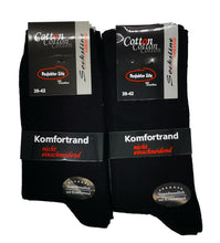 Lade das Bild in den Galerie-Viewer, Socken ohne Gummi und ohne Naht Herren & Damen 95 % Baumwolle 6 Paar