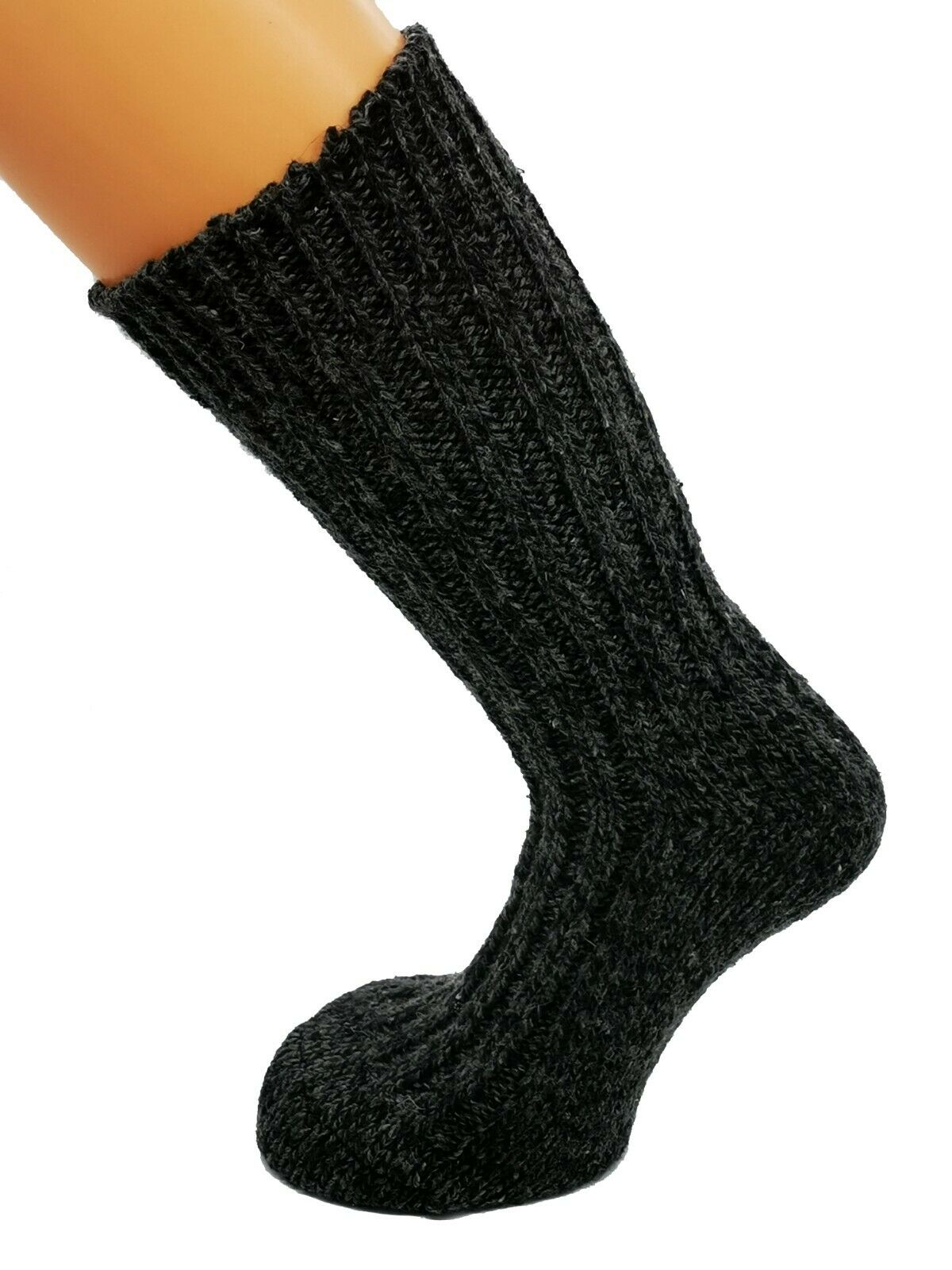 Herren Norweger Socken 50% Wolle Dicker warmer Socken 3 oder 6 Paar