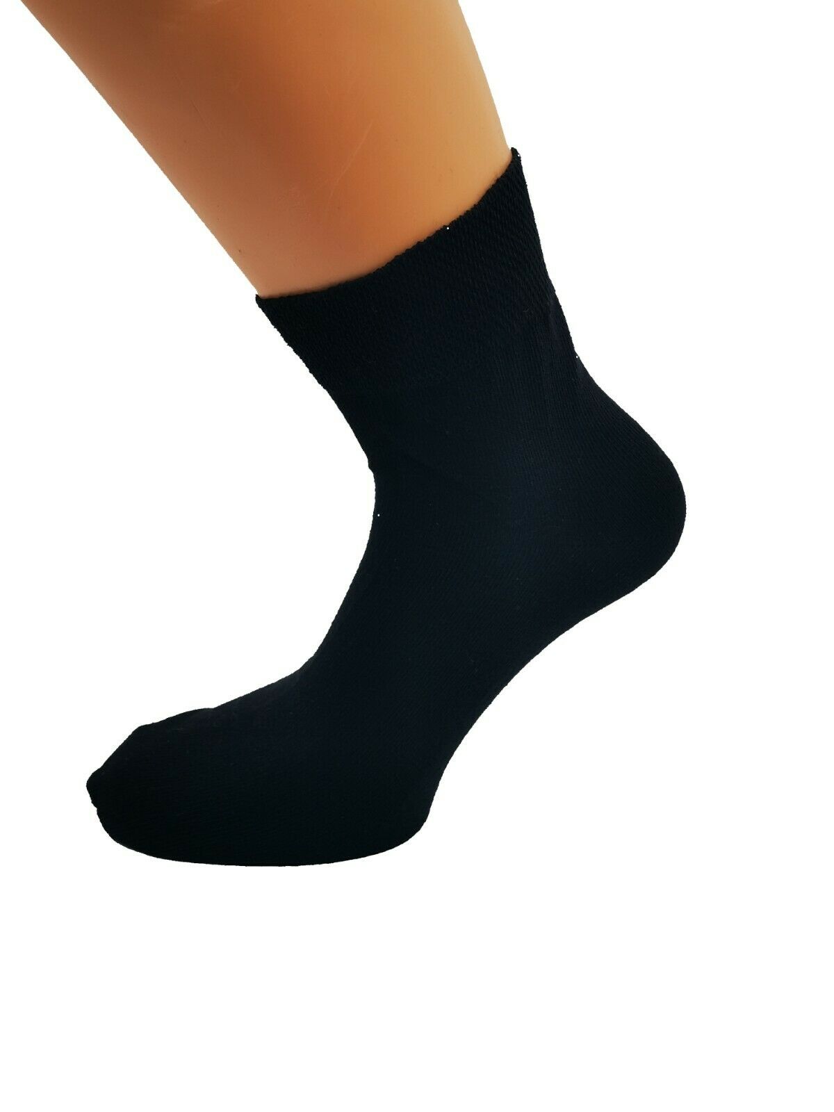 Kurzschaftsocken 95% Baumwolle ohne Gummi & ohne Naht venenfreundlich 3 Paar