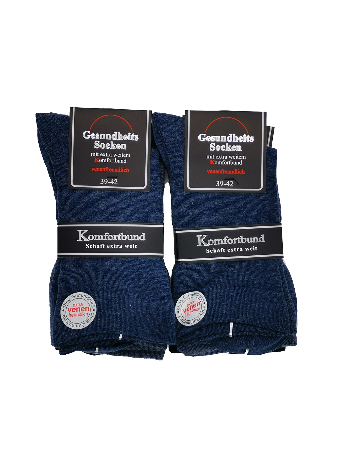 Gesundheitssocken extra weiter Bund venenfreundlich nicht einschneidend 3 Paar